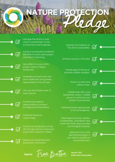 Nature Protection Pledge Checklist 1